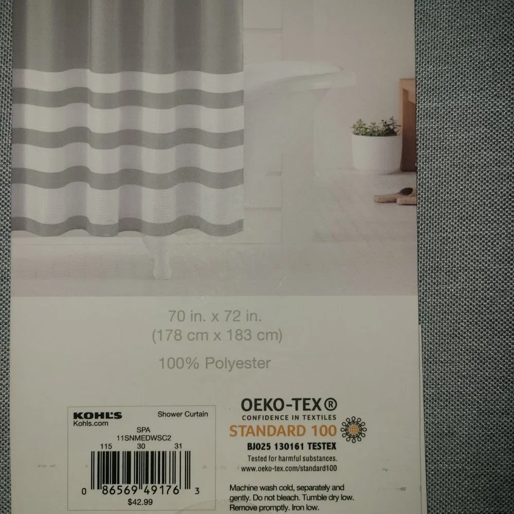 Sonoma Spa Collection Shower Curtain 70 x 72 - Picture 3 of 3